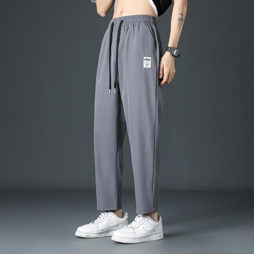 红览 男士夏季薄高街垂感直筒阔腿裤233 商品图10