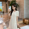 [奢姿轻奢系列]大码女装2024夏季亮片流苏连衣裙胖妹妹时尚裙子8942860169 商品缩略图1