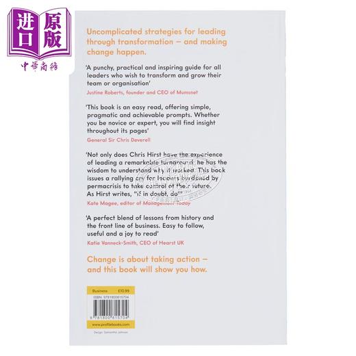 【中商原版】汉威士CEO克里斯 赫斯特 没有胡言乱语的改变 领导者的八步指南 No Bullsht Change 英文原版 Chris Hirst 商品图2