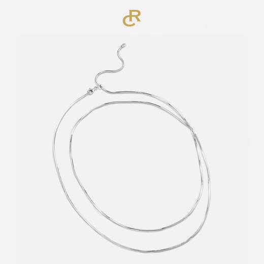 【王天辰&侯佩岑&沈梦辰&刘孜&刘忻&刘恋&王悦伊同款】Garden of Eden 伊甸园系列 | 银色藤蔓蛇骨长链 商品图9