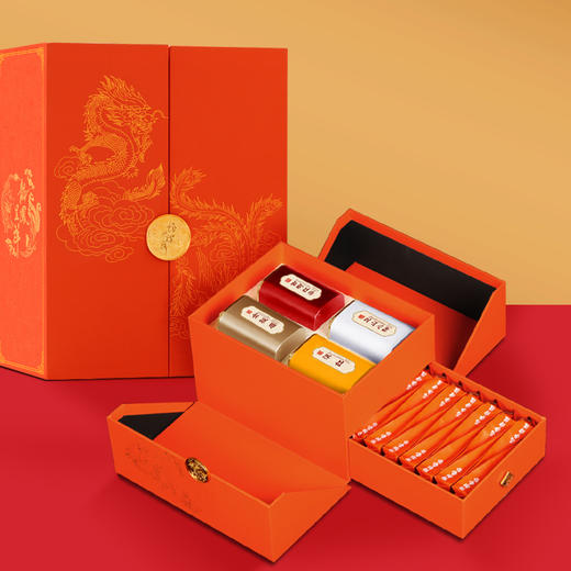 【双龙御品 三大茗茶】武夷山大红袍 正岩金骏眉红茶 铁观音乌龙茶 茶叶礼盒装 会客送礼品茶叶-QQ 商品图9