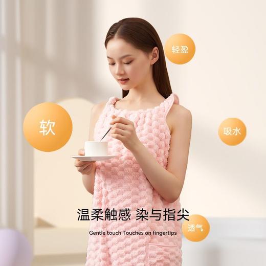 三利A类浴袍成人可穿浴巾速干吸水四季通用女浴衣加绒加厚大毛巾 商品图4