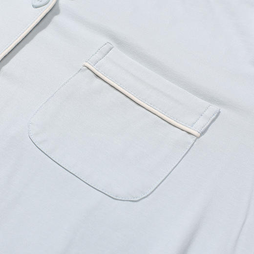 都市丽人睡衣好睡好眠长袖家居服单面无尘棉薄女士棉质套装LHT9C6 商品图10