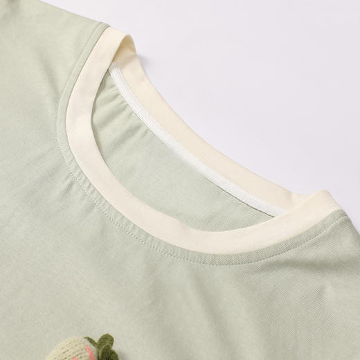 都市丽人睡衣会员精选长袖家居服26支TC65/35单面薄女士棉质套装LHT2U8 商品图1