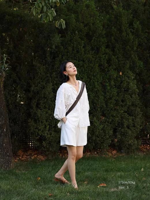 LPIUTY品牌直发⚠️识货团⚠️夏日必备神裤❗️BC官网同款面料⚠️著名“西欧亚麻带”轻奢高端亚麻短裤A0262020 商品图7