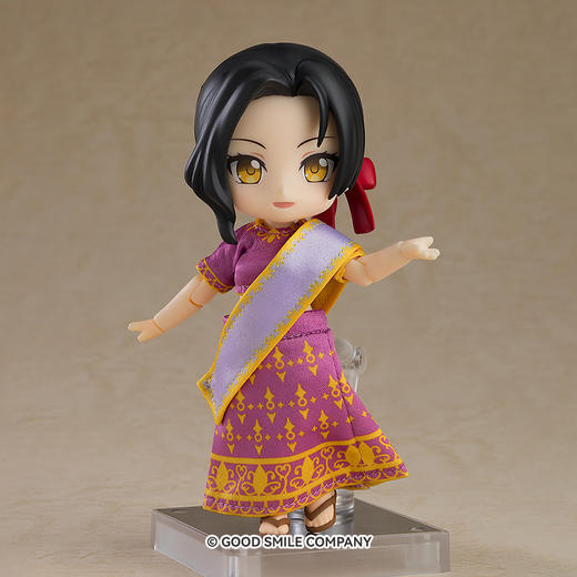 【GSC现货】粘土娃 服装套组World Tour印度GIRL 薄荷绿/紫色 商品图3