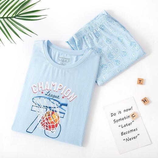 【运动小健将莫代尔】SCHIESSER德国舒雅男童莫代尔卡通短袖7分裤套装3B/19542H 商品图2