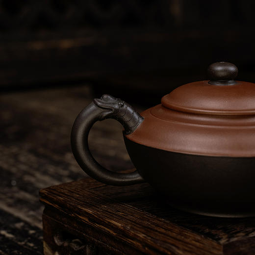 李正华 双色壶 宜兴紫砂原矿茶壶紫砂壶功夫茶泡茶壶茶具仿古 商品图3