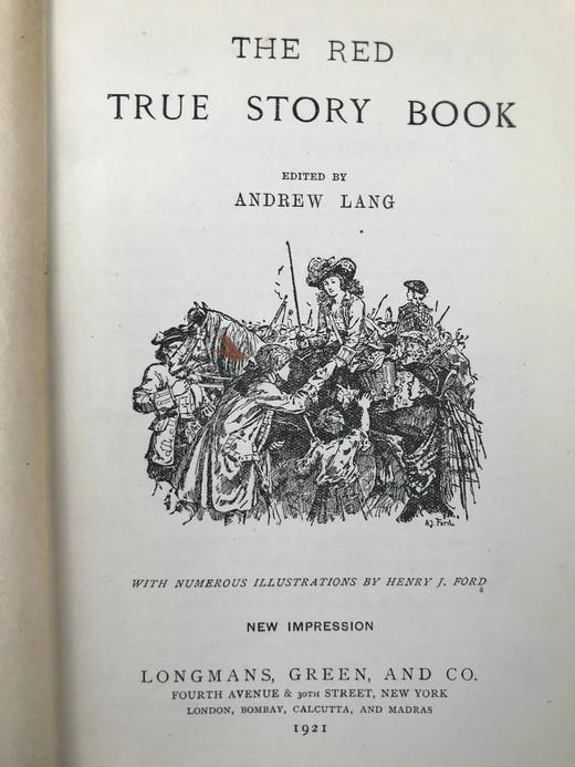 1921年 安德鲁·朗格《红色真实故事书》 数十幅精美插图 精装32开 商品图2