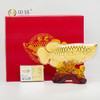 足金招财金龙鱼立体摆件 足金0.1克、3克 礼盒包装 商品缩略图5