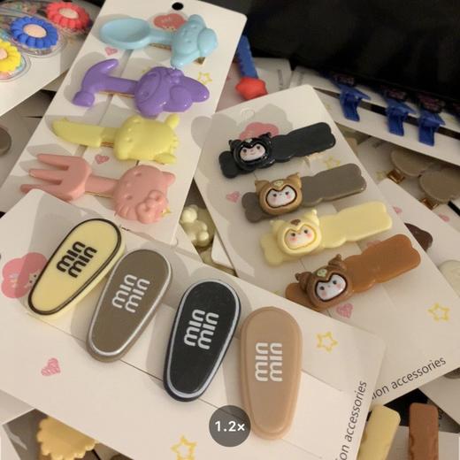 「60个装！发夹盲盒」盲盒一组随机60个发夹盲盒福袋可爱学生发夹时尚饰品 商品图1