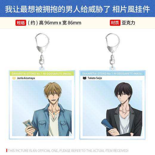 日本正版我让最想被拥抱的男人给威胁了立牌挂件徽章镜子周边谷子 商品图1