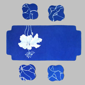 青云染蜡染旅行茶席