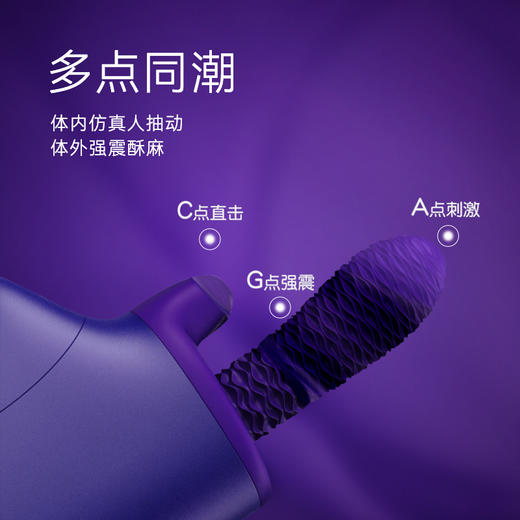 【AK】 G系列全自动伸缩按摩炮机加热女用情趣用品成人震动棒 商品图1