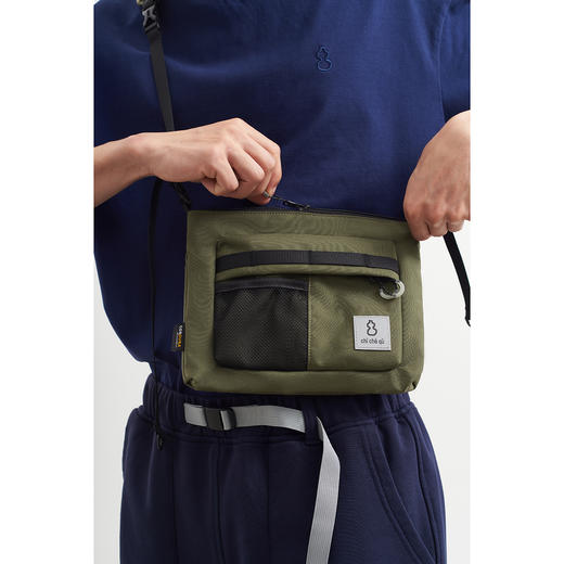 吃茶去chichaqu2024户外运动轻量多袋斜挎单肩包CORDURA山系骑行 商品图1