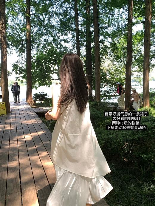 【GZ】无忧购清冷感下摆拼接宽松显瘦ins背心连衣裙113#（截单后7天发货)25年清仓捡漏 商品图7
