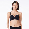 都市丽人内衣零压无痕常规文胸泳布加厚文胸1/2杯三排扣树脂胶圈LBT1H1 商品缩略图4