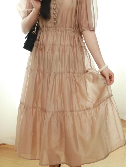 LPIUTY品牌直发！识货团⚠️LOEW*E罗*威原单天丝面料原厂！原料⚠️法式复古优雅连衣裙❗️意大利进口天丝面料 B0723511 商品图5