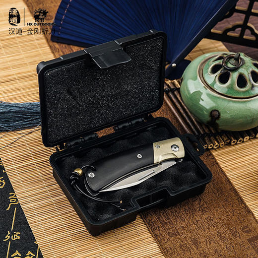 汉道【金刚折刀】户外高硬度锋利随身折叠刀野外防身刀生存刀 商品图4