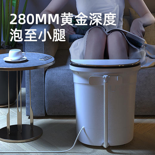 凯诗捷(KASJ)足浴盆全自动按摩加热泡脚桶泡脚盆电动足浴桶足疗盆过小腿洗脚盆送朋友父母长辈 心选到家 商品图5