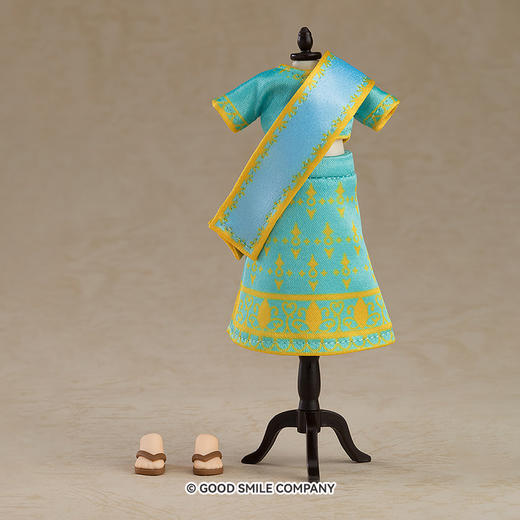 【GSC现货】粘土娃 服装套组World Tour印度GIRL 薄荷绿/紫色 商品图2