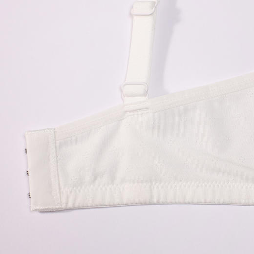 都市丽人内衣少女优选三阶少女文胸提花棉薄文胸3/4杯三排扣无钢圈BBT2Q8 商品图6