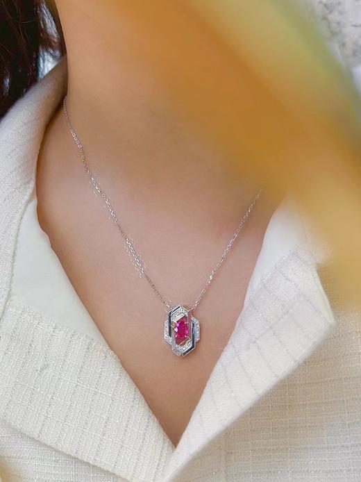 0.69ct 红宝石项链 商品图6