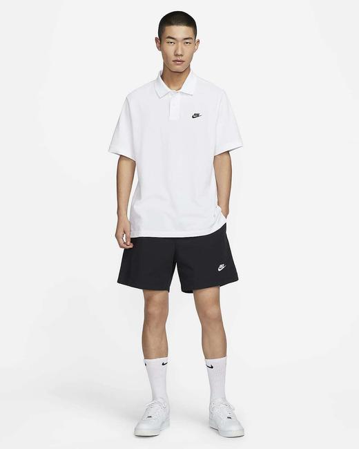 Nike 耐克Club 男子宽松版型短袖翻领T恤FN3895-100 商品图0