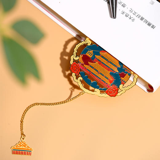 紫禁山城金属冰箱贴书签 商品图2