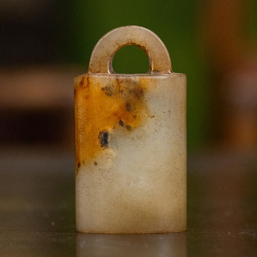 清 玉雕带钮印章 商品图0