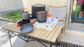 【浪山必备】户外桌椅板凳卡式炉烧水壶mini锅带烤盘