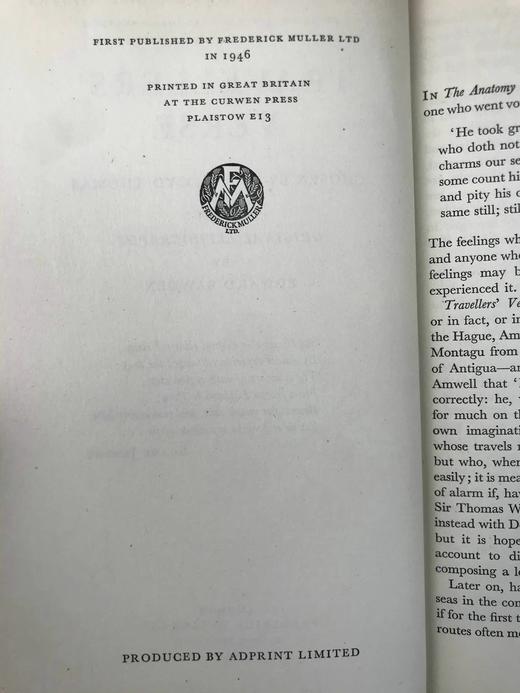 桑格斯基工坊特装本！1949年 旅行者的诗歌 配多幅彩色插图 真皮精装32开 商品图4