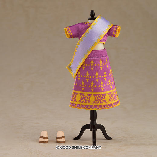 【GSC现货】粘土娃 服装套组World Tour印度GIRL 薄荷绿/紫色 商品图1