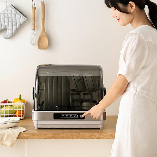 olayks欧莱克消毒柜紫外线家用小型碗筷消毒柜消毒碗柜机迷你台式 心选到家 商品图3