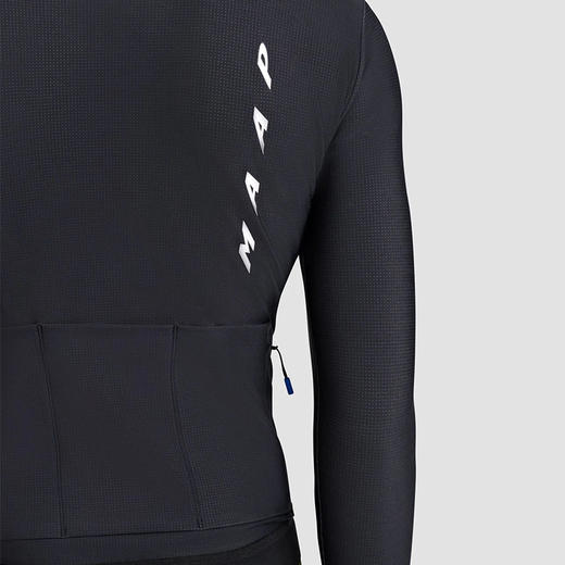 MAAP Evade Thermal LS Jersey Black 男士长袖加绒骑行服 商品图3