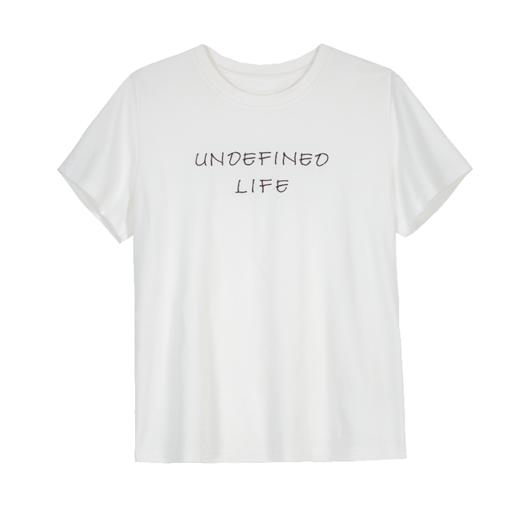 逸阳2024夏款圆领字母刺绣短袖【简约百搭】必入一件3805 商品图3