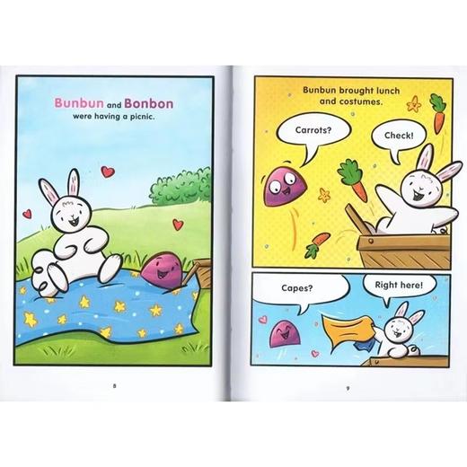 【蓝思360-390L】兔笨笨和糖帮帮 Fancy Friends Bunbun & Bonbon 图像小说 商品图3