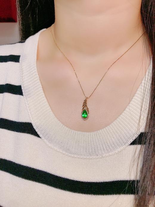 1.13ct 祖母绿吊坠 商品图4