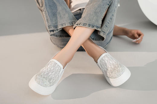 豪麟名鞋奥莱迪嘉女鞋时尚休闲鞋牛皮革/织物DJXXO41WX216白色  原价1960元 商品图3