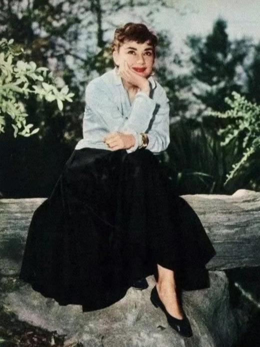 LPIUTY品牌直发❗️刘雯、金晨在穿的赫本裙⚠️PRA*DA同款面料❗️重工赫本半身裙❗️A022353 商品图4