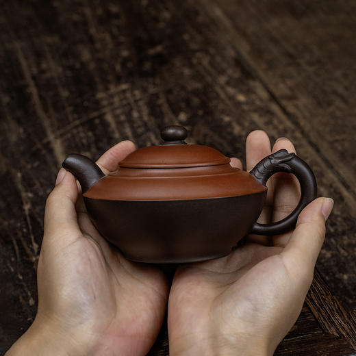 李正华 双色壶 宜兴紫砂原矿茶壶紫砂壶功夫茶泡茶壶茶具仿古 商品图4