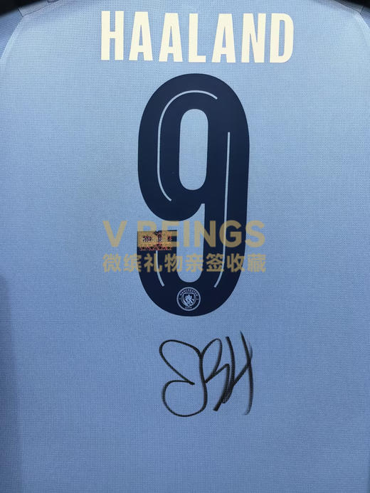 收藏系列 哈兰德 24赛季欧冠主场 亲笔签名球衣 商品图2