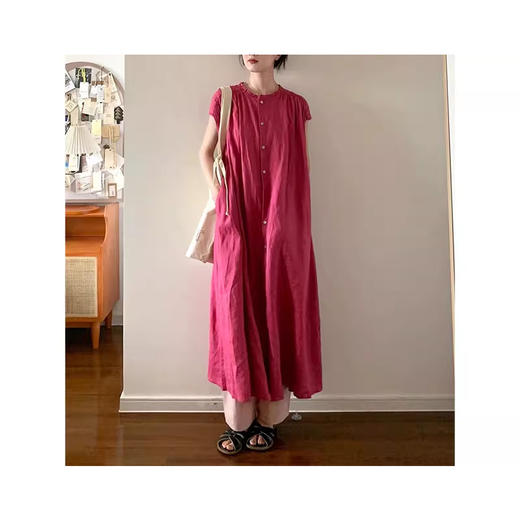 裁缝学苑AQ315日系简约连肩袖连衣裙纸样衬衫裙长裙女装打版样板 商品图3