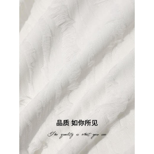 COCOBELLA设计师款剪花破洞废土风短袖T恤宽松休闲上衣TS3009 商品图4