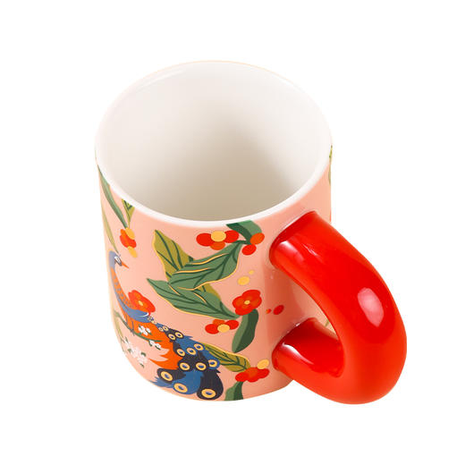 赏味东航 孔雀花韵马克杯260ml 商品图3