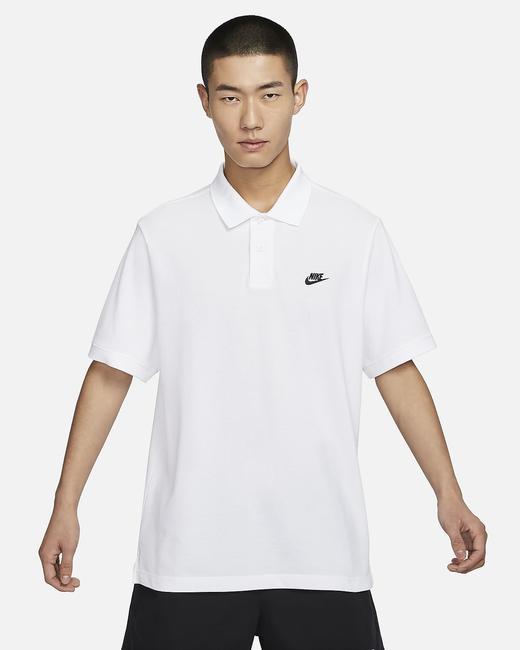 Nike 耐克Club 男子宽松版型短袖翻领T恤FN3895-100 商品图5