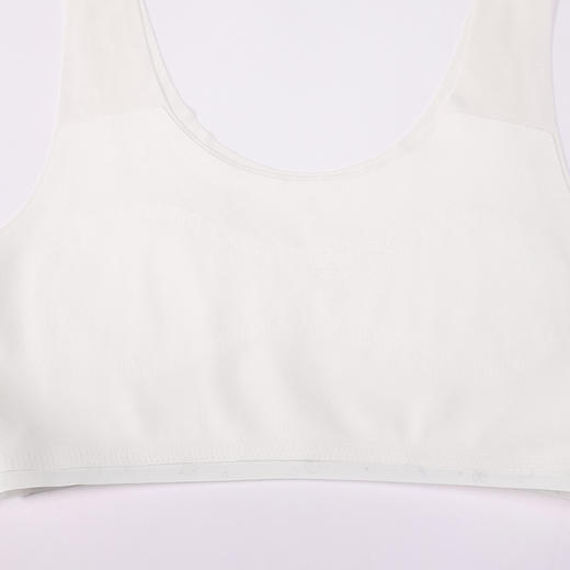 都市丽人内衣少女优选一阶少女文胸泳布超薄文胸背心式无排扣无钢圈BBT2Q3 商品图7