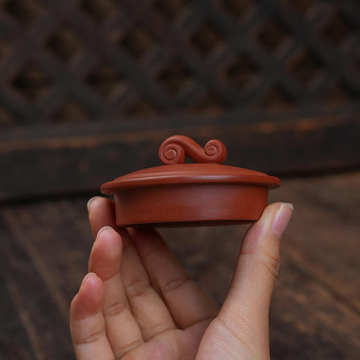 汪立彬 祥和如意壶 老红泥 宜兴紫砂原矿茶壶紫砂壶功夫茶泡茶壶茶具仿古 商品图3