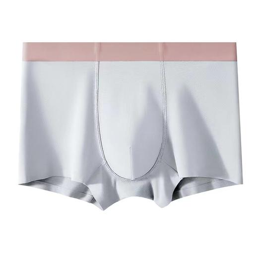 男士RC棉莫代尔棉混纺无痕腰头撞色平角内裤8801 商品图1