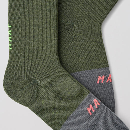 MAAP Division Merino Sock Bronze Green 骑行袜 商品图2